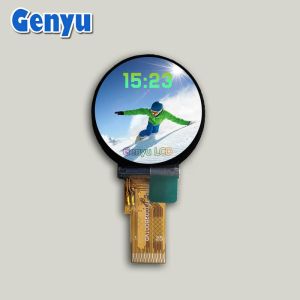 China Small Size 0.9 Inch Round TFT LCD Display 128x128 Resolution SPI Interface on sale