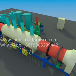 China High Performance Industrial Metal Melting Furnace For Aluminum Cans Carbonization And Paint Removal on sale