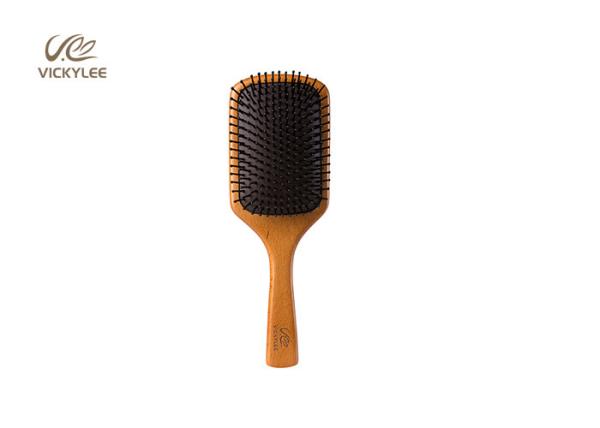 Quality Natural Wood Fashionable 25cm Large Paddle Brush for sale