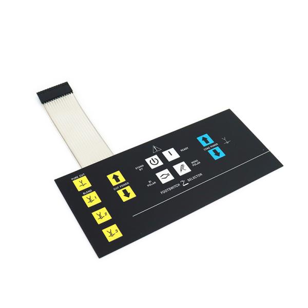 Quality High Grade Tactile Membrane Switches 2.54mm Durability & Performance for sale