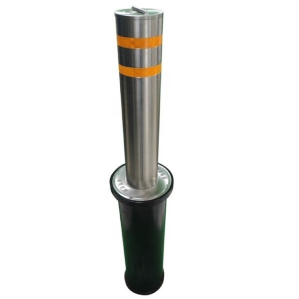 Stainless Steel Manual Rising Bollards Manual Telescopic Bollards 600-1000mm