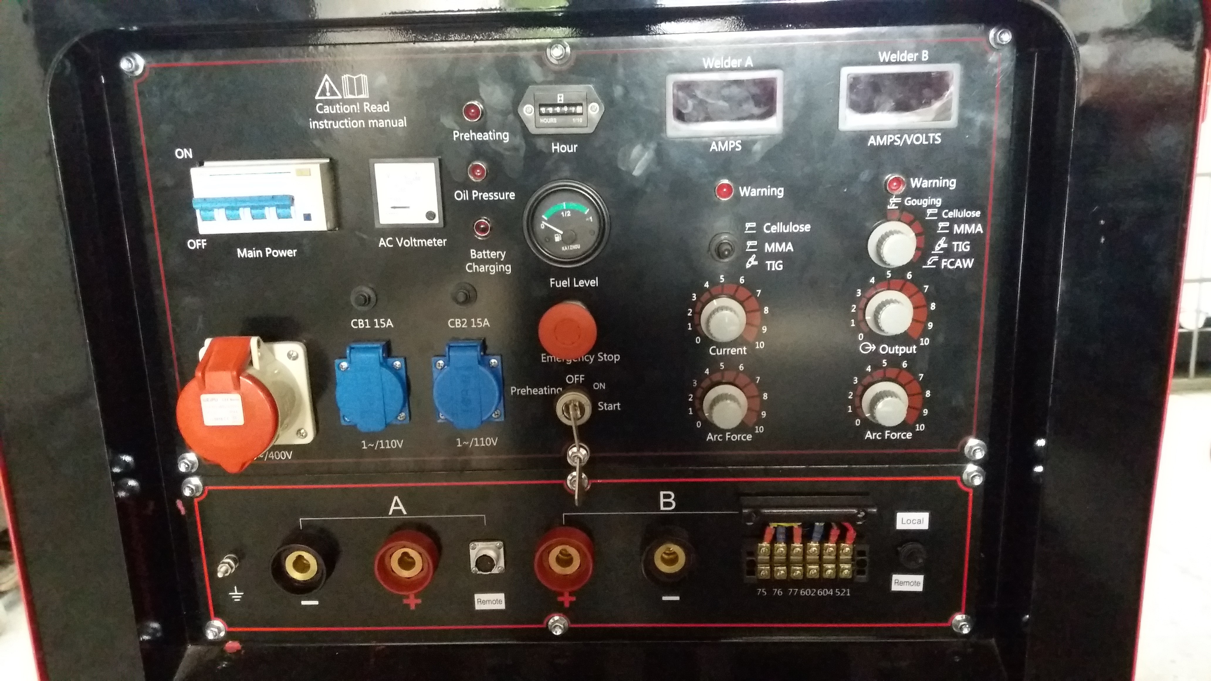 Two Wheel 500A Dual Welding Machine 1500rpm For Water Pipeline