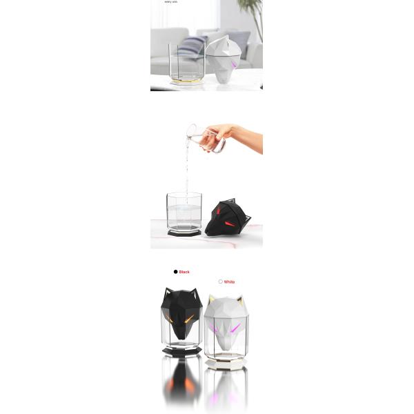 HOMEFISH 600ML Warwolf Big Capacity Air Aroma Diffuser Continuous Mist