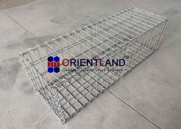 Quality Durable Landscaping Gabion Baskets / Rock Basket Retaining Wall Customisation  for sale
