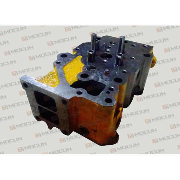 6D125 Diesel Cylinder Head 6151-12-1100 for PC400-6 Excavator / OEM Engine Parts