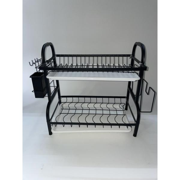 Kitchen Dish Rack Easy To Assemble Folding Rack for Organizational Needs