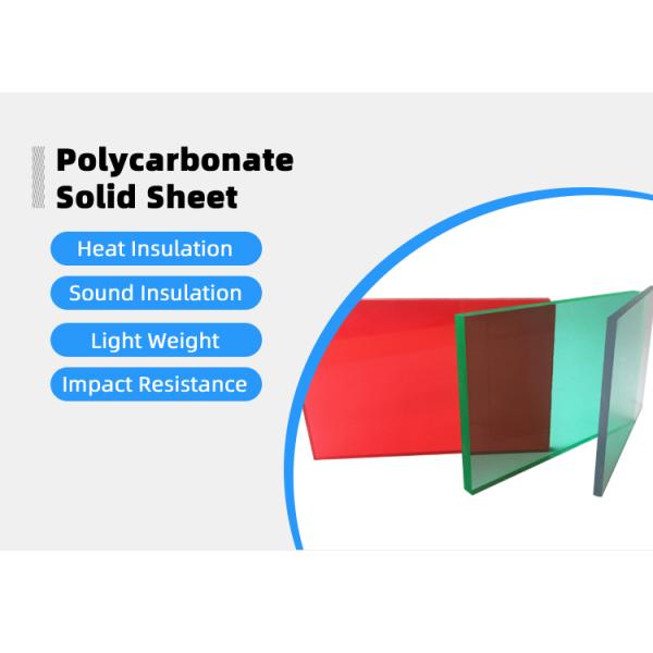 100% Virgin Polycarbonate 12mm Thick Polycarbonate Sheet Roll with Composite Co Extrusion Coating and 4mm Solid Polycarbonate