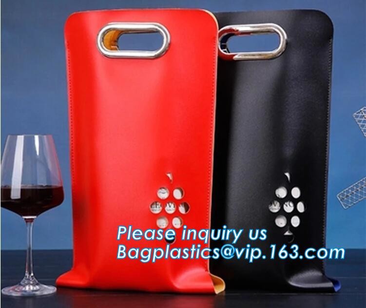 Reusable Leak Proof Bottle Protector Bag for Travel,Plastic Pvc Traveller Wine Bottle Bubble Protector Packaging Wine Ba