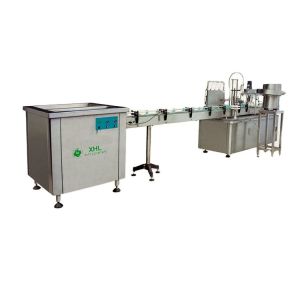 round bottle 3KW 1800BPH Plastic Bottle Filling Machine