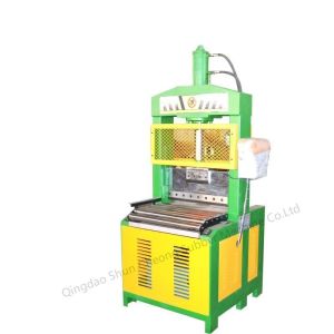 Hydraulic Rubber Bale Raw Cutting Machine / Rubber Sheet Cutter