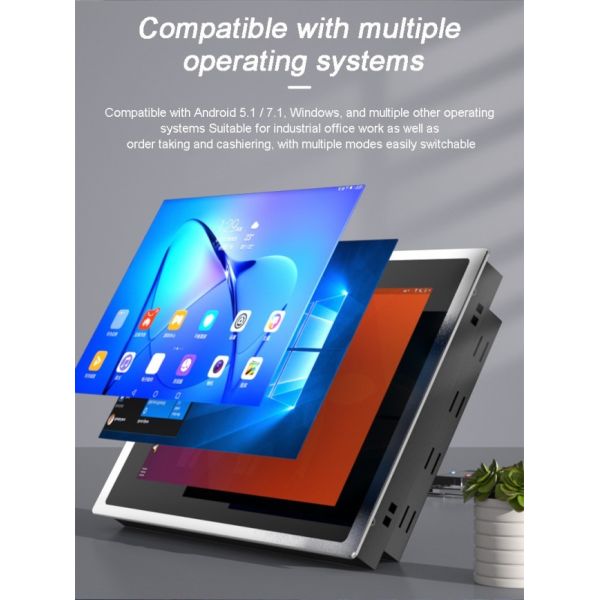 13.3 inch Factory Customizable LCD Monitor multiple Inch IPS Full HD Aluminum 1920*1080 Screen Industrial Embedded Touch Screen Monitors