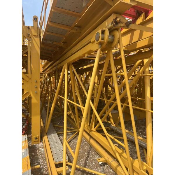 Yellow XCMG 6515-10 Used Tower Crane Spare Parts Provided for All Your Construction Needs