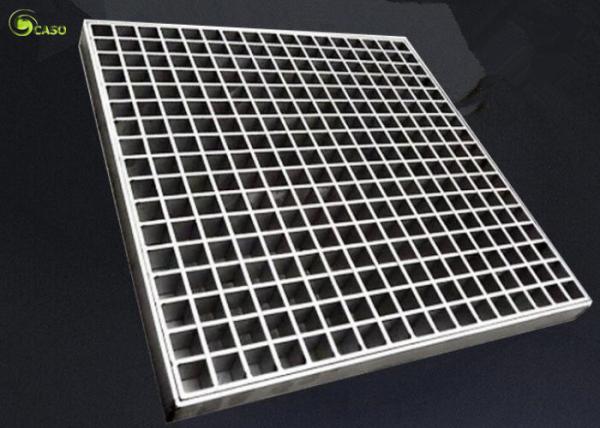 Quality Galvanized Steel Grid Plate Serrated Floor Steel Bar Drain Grating Panel for sale