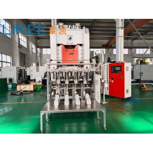 China 80Ton Pneumatic Aluminium Food Container Machine Aluminium Packing Box Machine wholesale