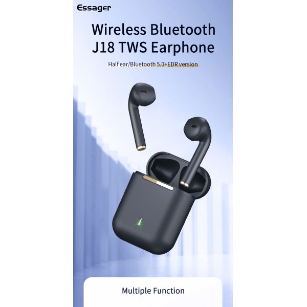 J18 ANC HiFi Wireless Sound Stereo True Wireless Headset Earbuds J18 Handsfree Earphones