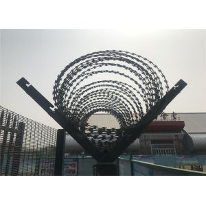 Galvanized Corromesh anti climb cut fence for Detention Centres