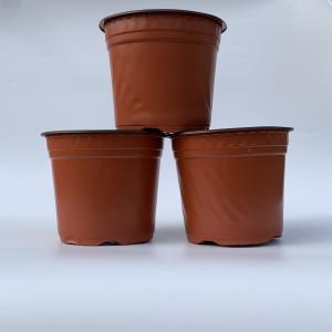 China Soft Thickened Edge PP 3 Gallon Plastic Flower Pots Bottom Drainage wholesale