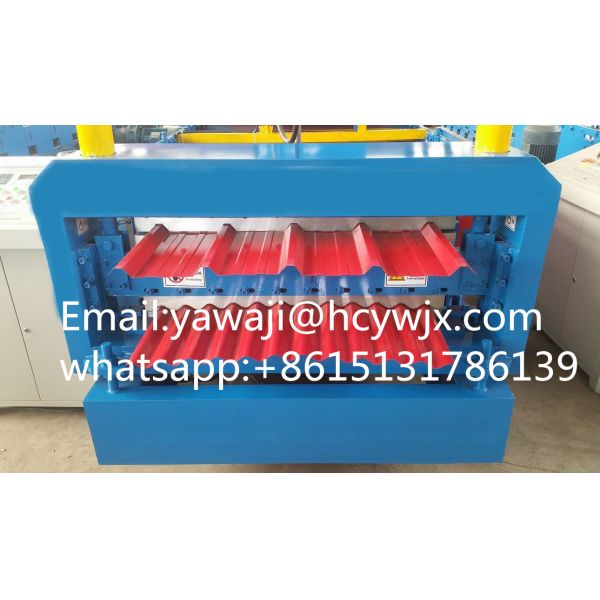 Roofing Sheet Metal PPGI / GI Double Layer Roll Forming Machine