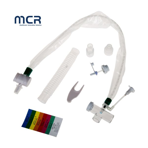 Continuous Breathing Closed Suction Catheter/System T Type 24H For Endotracheal And Tracheostomy Tubes