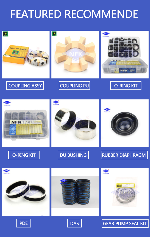 NKF Brand Brand Configuration Factory Supply Excavator R215-7 Travel Motor Parts Repair Service Seal Kit For HYUNDAI R215-7