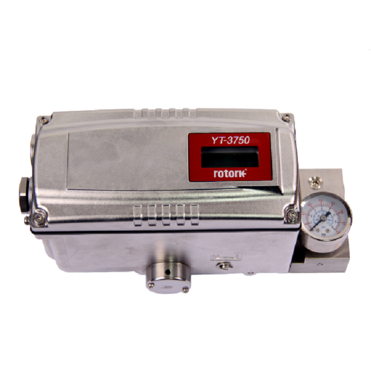 Electric Control Valve With Fisher DVC6200 Valve Positioner And Fairchild Explosion Proof Transducer TXI7800 Volume Boos