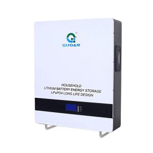China Deep Cycle Residential Solar Battery Storage , Indoor Lithium Battery Wall Mount wholesale