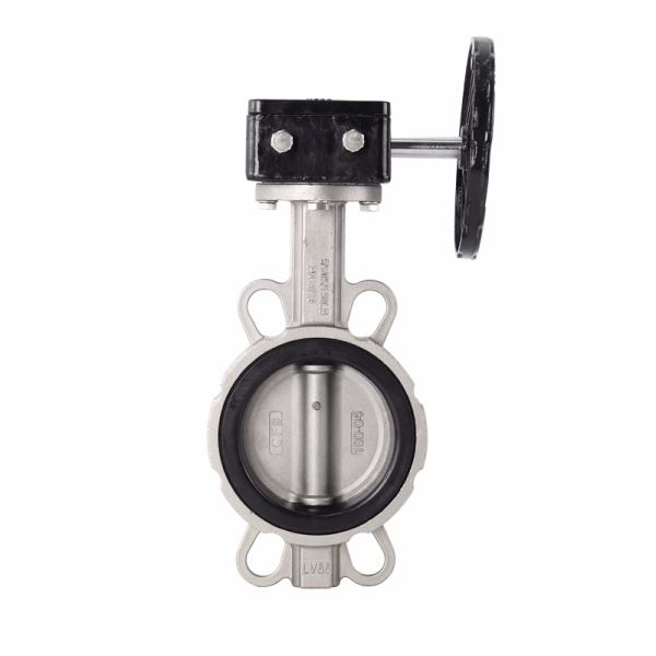 PN1.0-32.0MPa Stainless Steel Wafer Butterfly Valve with Soft Seal and Manual Operator