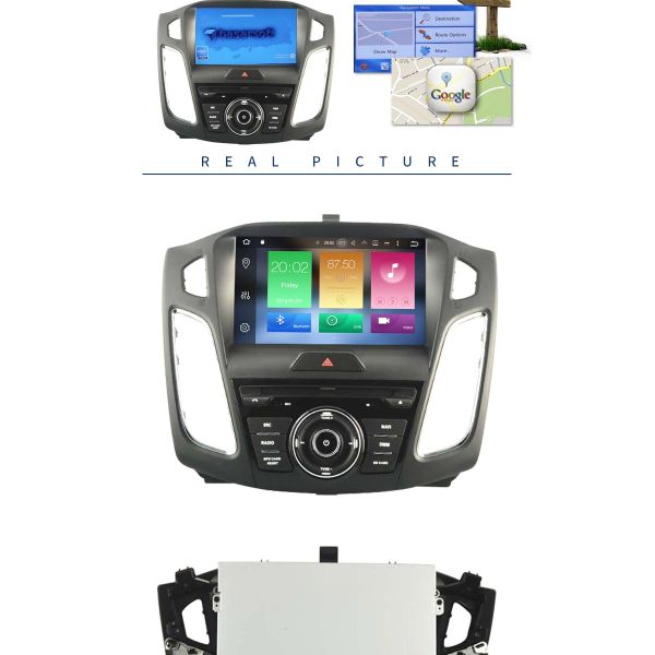 BT Radio 3G Wifi Ford Car DVD Player Built - In GPS Navigation System