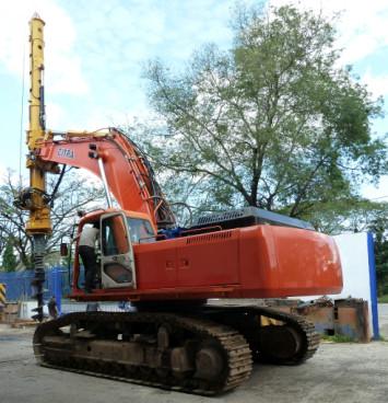 50 KN.M Max Torque Micro Rotary Driling Rig Rotary Pile Machine 24 M Drilling