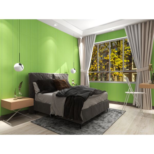 Modern Style 3D Wood Panel Wall Covering Stickers with Waterproof Technology