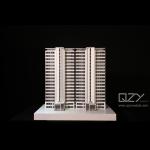 LWK 3D Skyscraper Architecture Structural Model 1/100 Hangzhou Zhonghai