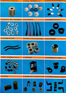 China Roller head, bevel wheel, yarn guider, dust pipe, fan pipe, shaft, etc for OE spinning machine good price & quality wholesale