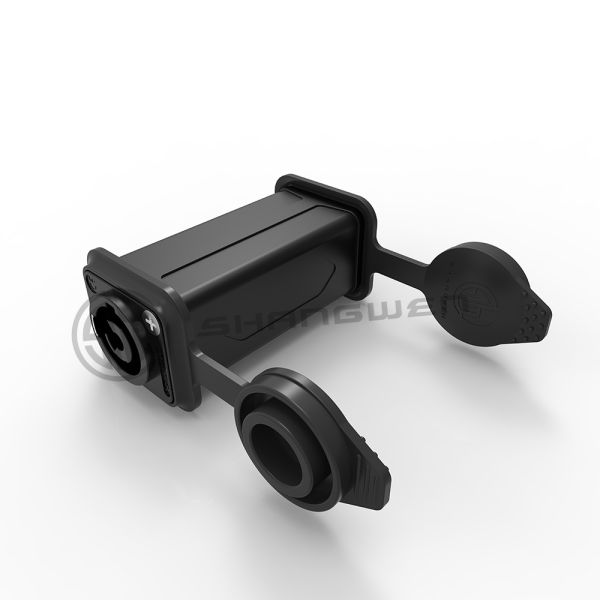 Outdoor Powercon Connector Coupler Adapter Gender Male Male Adapter Power Connector For Linking Cables