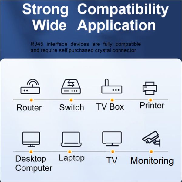 CCA / BC Lan Cable Utp Cat5e 4 Pair Cable 1000ft 3