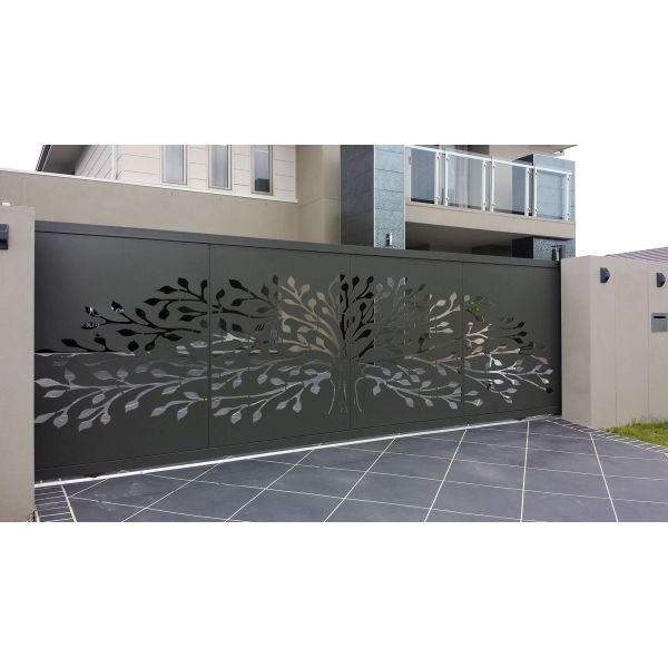 Recyclable Aluminium Profile Gate Swing Aluminum Security Gates Fireproof