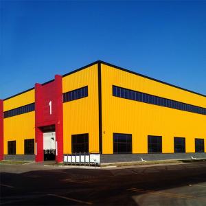 China Quick Assembly Industrial PEB Building Construction , Prefab Steel Column Building wholesale