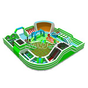 Commercial Event Interactive Bounce House , Double Faced Inflatable Soccer Dart