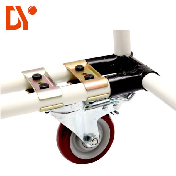 Moving Equipment Caster Base Anti - Rust Black Color Steel Plate Extrusion