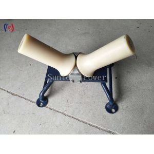 Cable Turning Radius Wire Pulling Rollers V Shaped Nylon Sheave