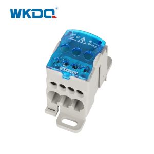 China Small 80A Power Distribution Terminal Monopolar DIN Mount Junction Box wholesale