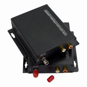 RCA Audio To Fiber Converter 2 Channels ST FC SC LC Optional Interface