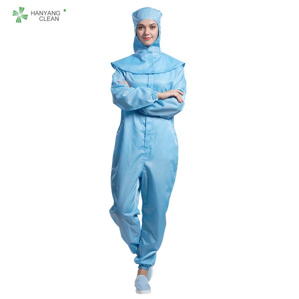 High Performance Anti Static Garments With 98% Polyester Fiber And 2% Conductive Fiber Material