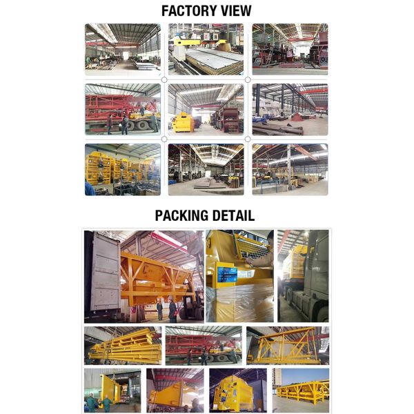 HZS25 Stationary Concrete Batching Plant Ready Mixed 1.2m JS500