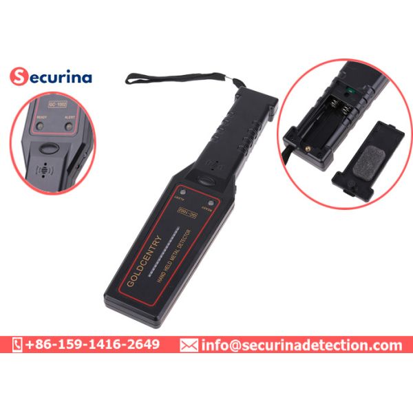 9V Battery Hand Held Body Scanner For Embassy / Police Station Security Checking