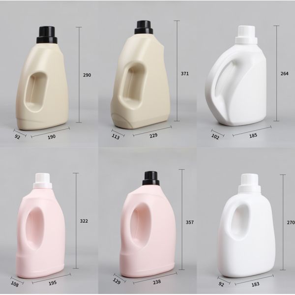 Empty HDPE Laundry Detergent Bottle 2000ml 3000ml 5000ml