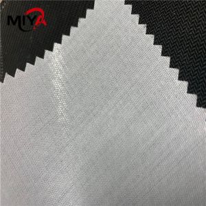 China Shirt Collar Fusing Lining Fabric Cotton Polyester Material wholesale