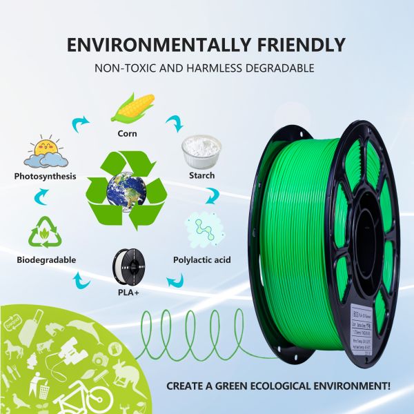 iBOSS PLA+Filament 3D Printing Filament PLA+ Bamboo Green 3D Filament 1.75mm 1kg