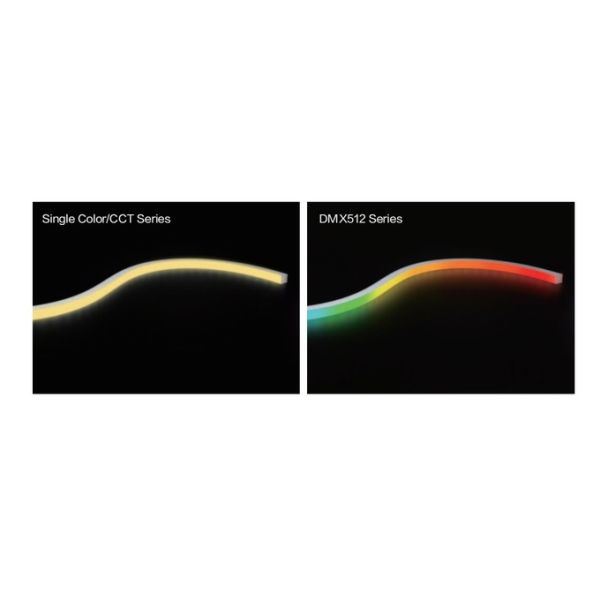 CV And DMX512 Top Bend LED Neon Strip Flex Light 24V Excellent Flexibility LED Lighting