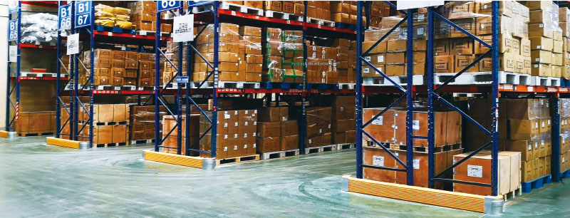 Racking Upright Protectors Rack End Protector Guard Warehouse Safety Bollard