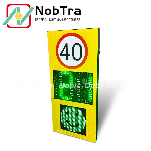 Solar Powered Speed Detection Displays with LED Display and Adjustable Speed Limits